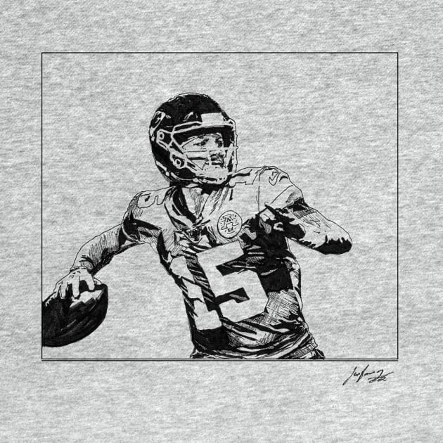 Patrick Mahomes (Kansas City Chiefs) by Jack Browning